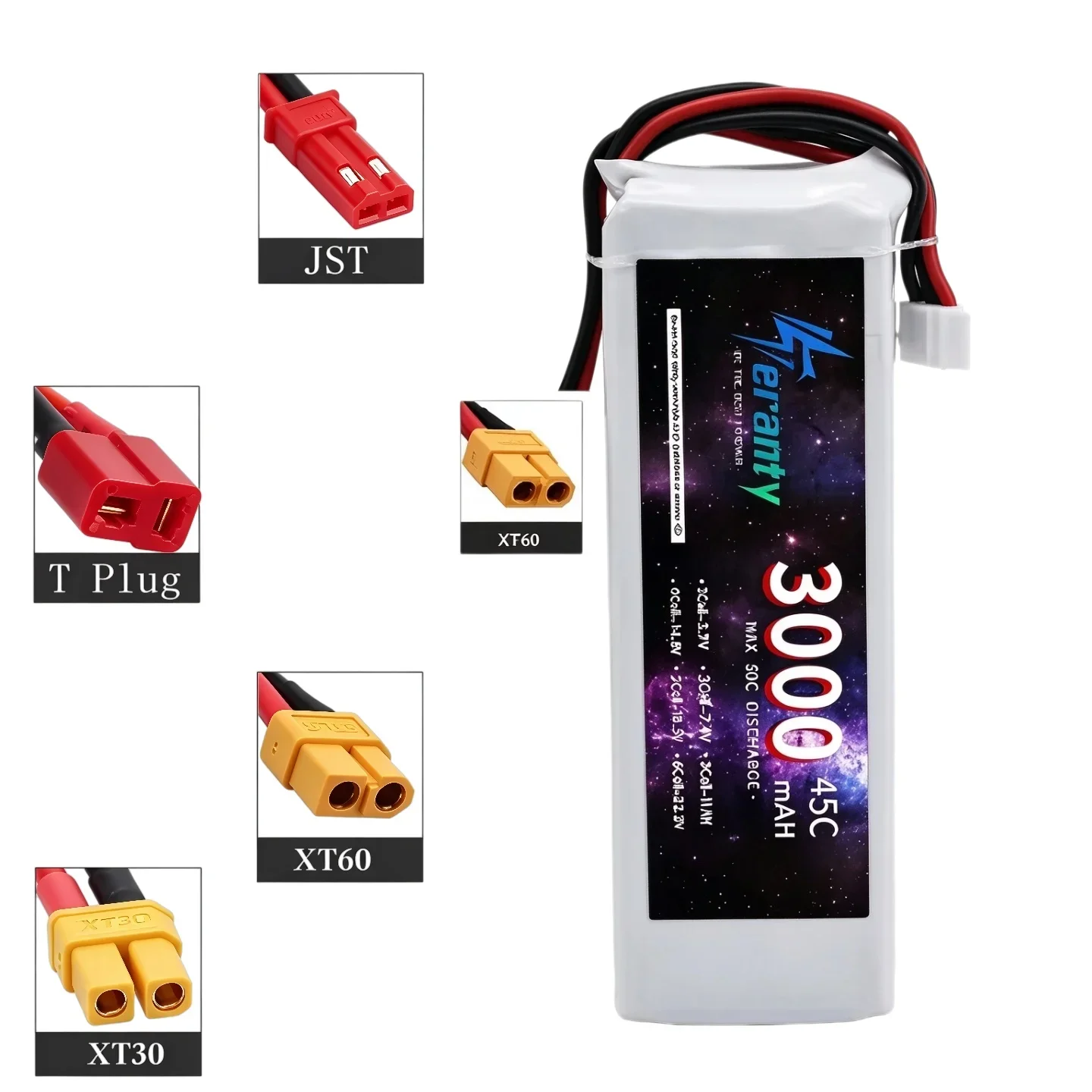 11.1V 3S 45C LiPo Battery XT60 - Drone Battery 3S 评论和价格